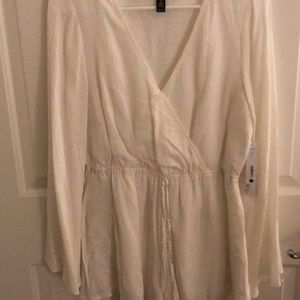 NWT White Romper
